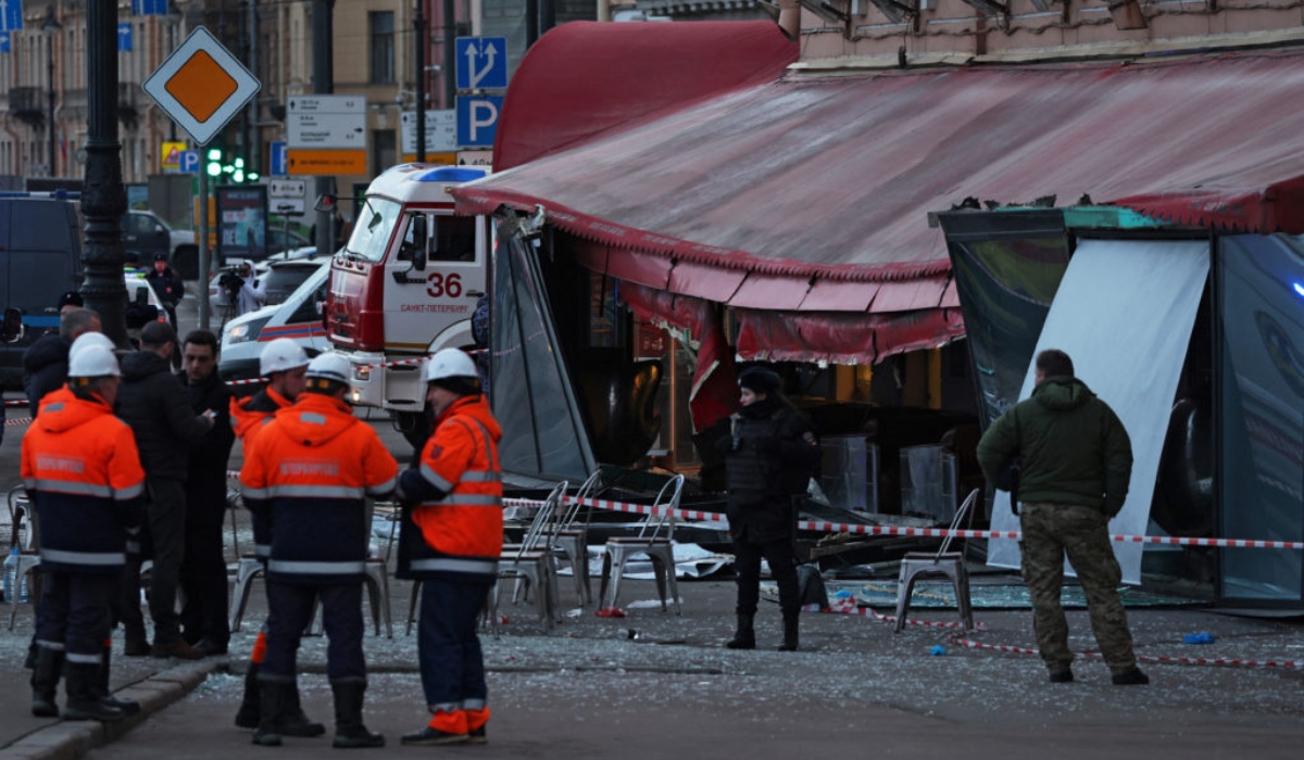 1 Dead, 19 Injured in St. Petersburg Cafe Explosion